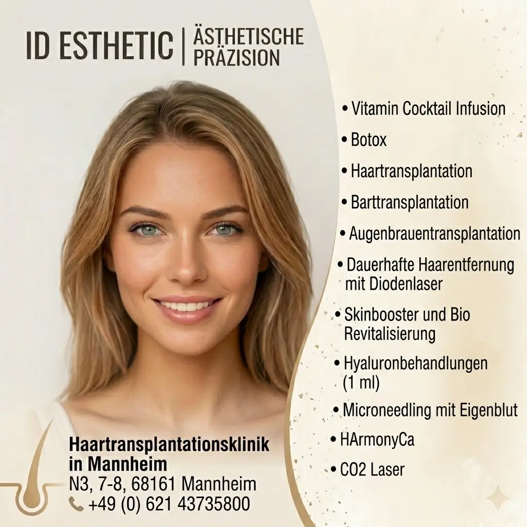 Behandlungsraum für Haartransplantation und Haaranalyse