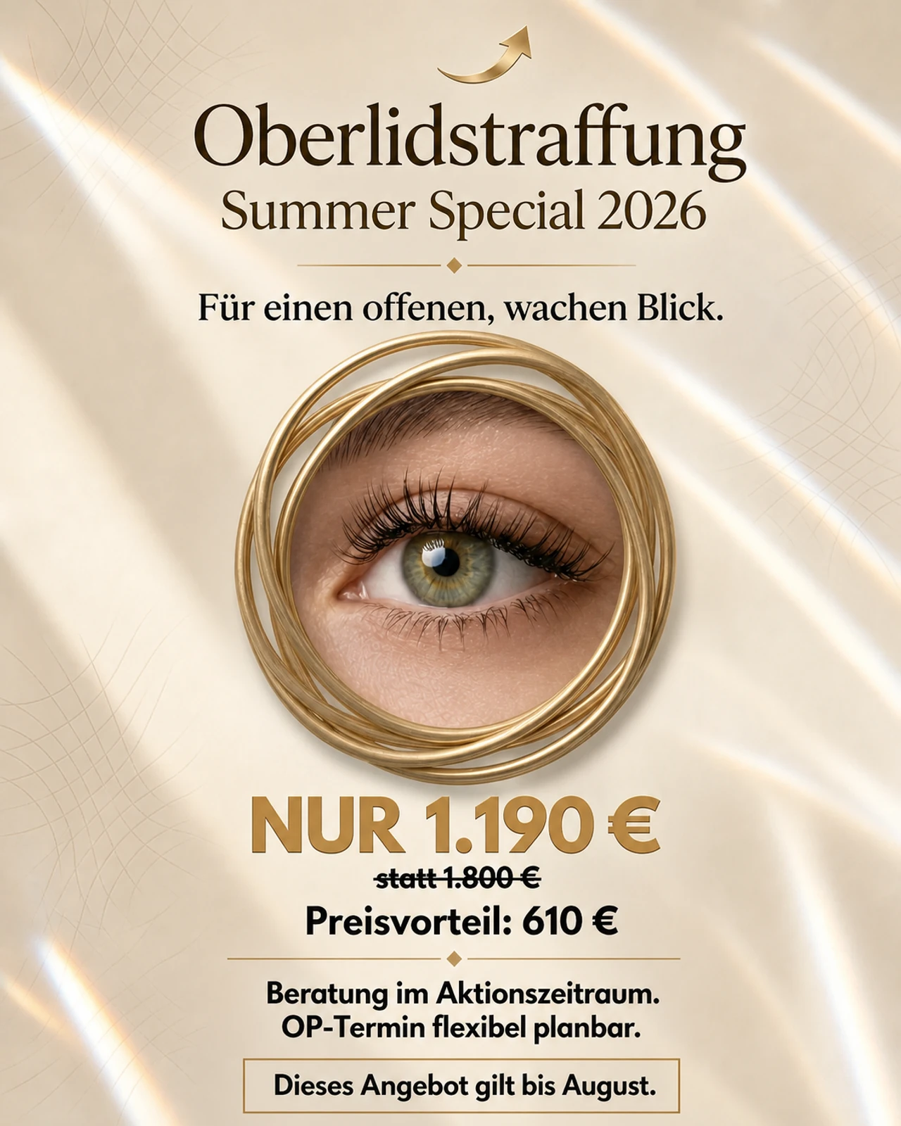 Oberlidstraffung Summer Special 2026 bei ID ESTHETIC Mannheim