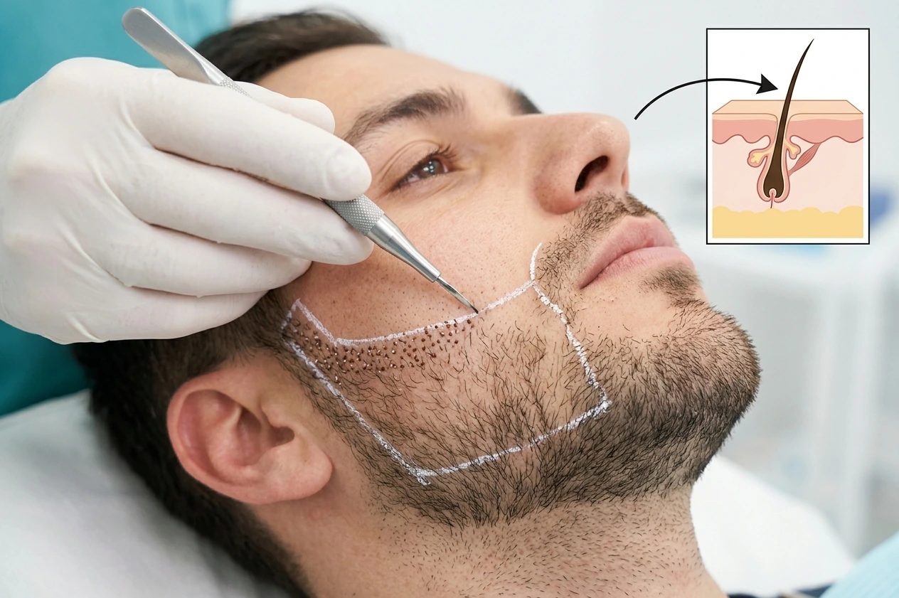 Barttransplantation bei ID ESTHETIC Mannheim